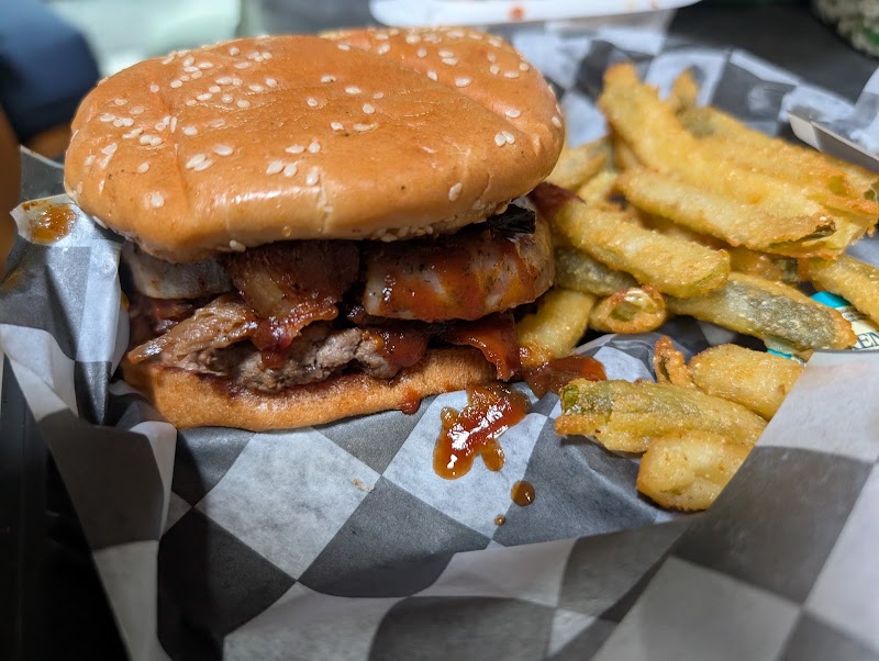 Food and interior photo 1 at Grindstone BBQ in Medway
