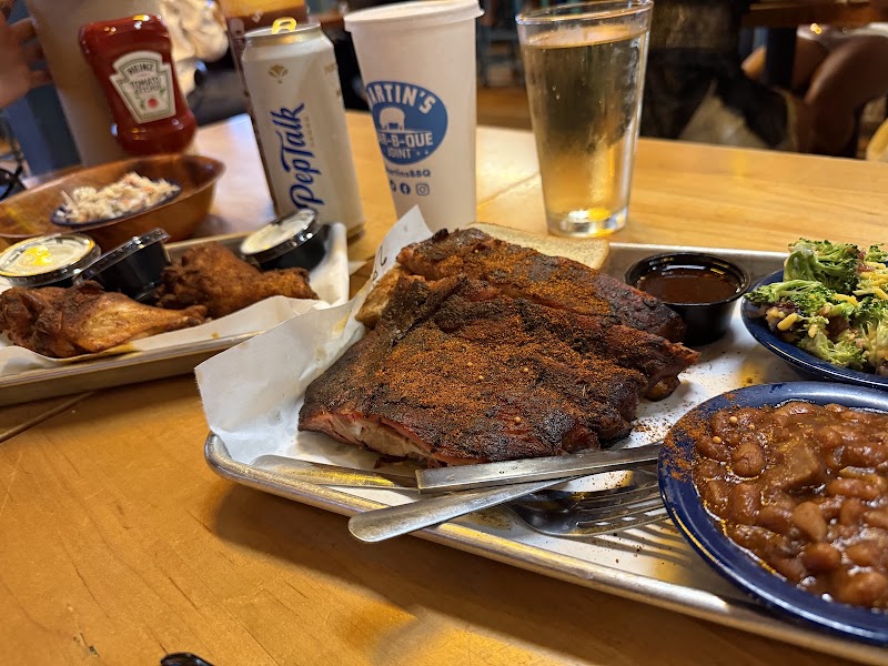 Food and interior photo 3 at Martin's Bar-B-Que Joint in Nashville