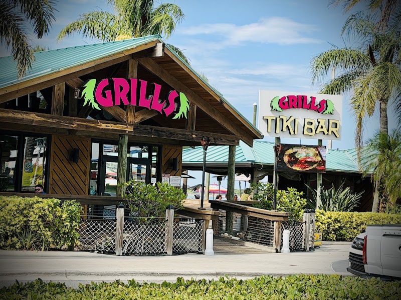 Food and interior photo 5 at Grills Seafood Deck & Tiki Bar in Cape Canaveral