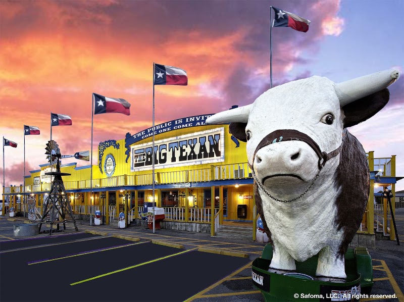 Food and interior photo 3 at The Big Texan Steak Ranch & Brewery in Amarillo