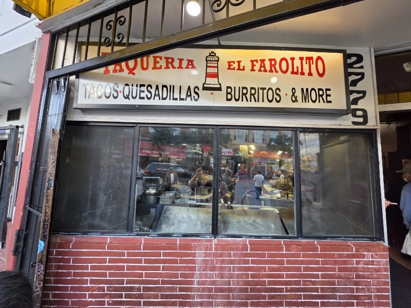 Food and interior photo 4 at Taquería El Farolito in San Francisco