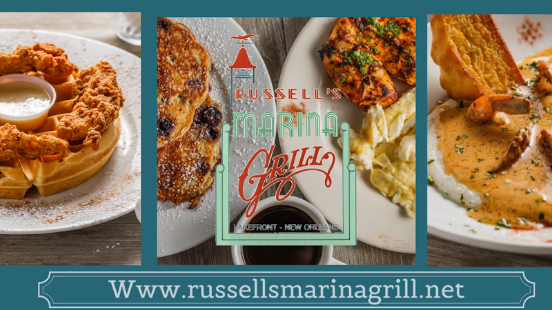 Food and interior photo 3 at Russell's Marina Grill in New Orleans