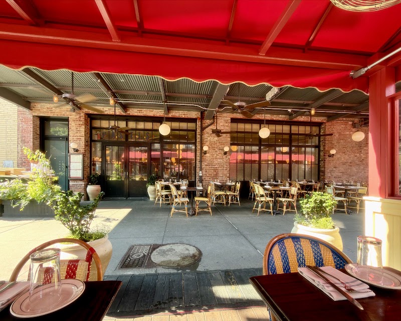 Food and interior photo 1 at Pastis in New York