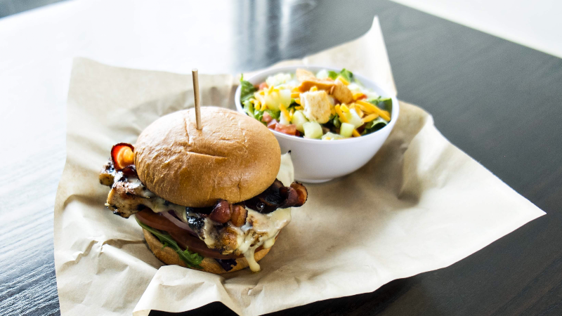 Food and interior photo 1 at Mason Jar Brews and Burgers in Kansas City