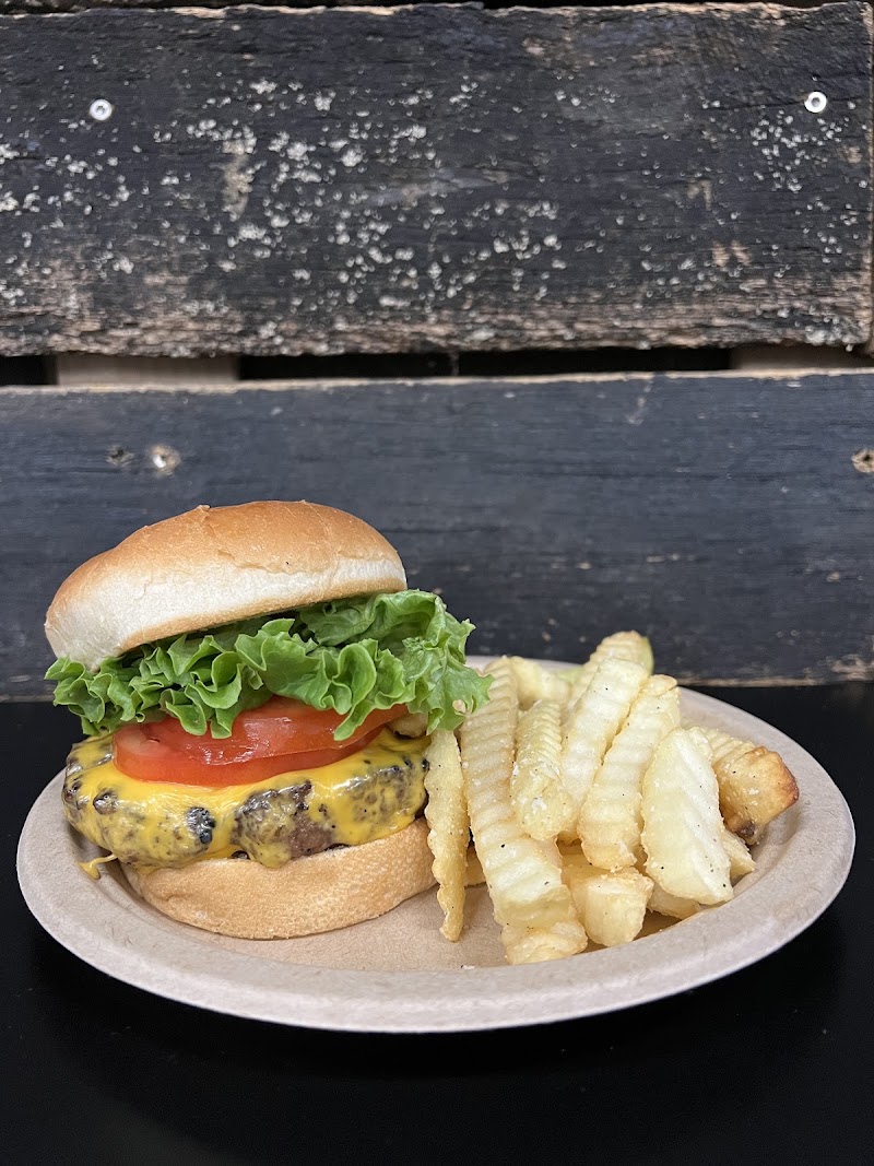 Food and interior photo 1 at The Barn Door Grill and Bar in Lexington