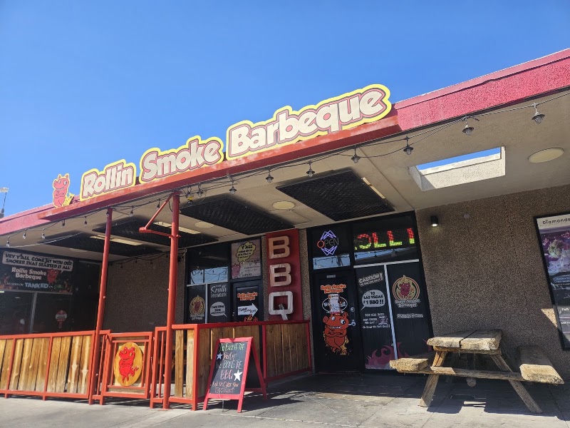Food and interior photo 3 at Rollin Smoke Barbeque in Las Vegas