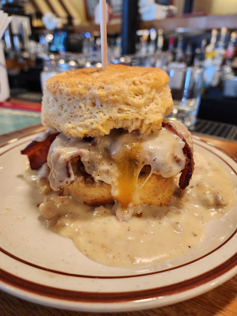 Food and interior photo 3 at Atomic Cowboy home of Denver Biscuit Co & Fat Sully's NY Pizza in Denver