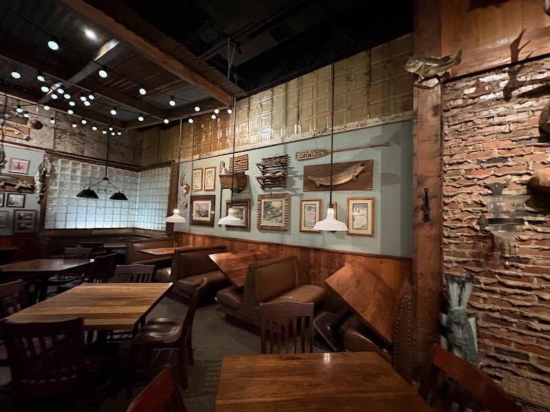 Food and interior photo 5 at Trapper's Fishcamp & Grill in Oklahoma City