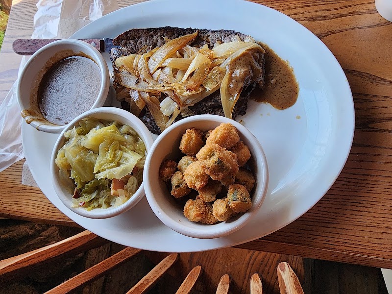 Food and interior photo 4 at Log Cabin Restaurant in Hurricane Mills