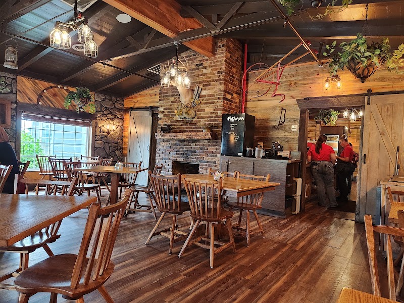Food and interior photo 1 at Log Cabin Restaurant in Hurricane Mills