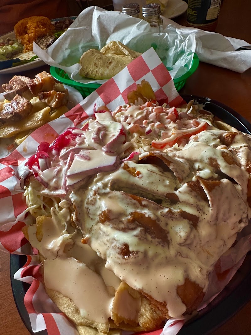 Food and interior photo 2 at Las 3 Hermanas Mexican Grill in Manchester