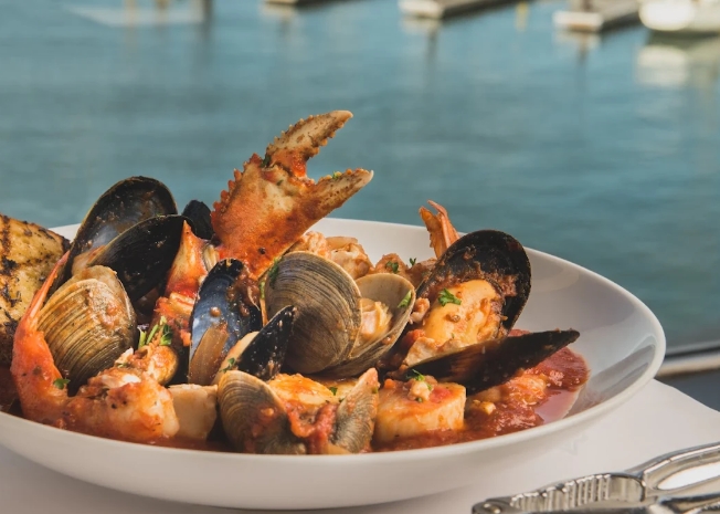 Food and interior photo 1 at Fog Harbor Fish House in San Francisco