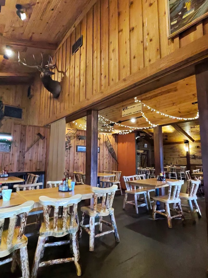 Food and interior photo 3 at Mountain Village Restaurant in Stanley