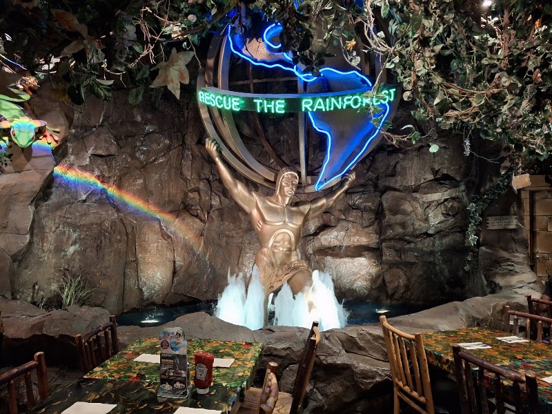 Food and interior photo 3 at Rainforest Cafe in Atlantic City