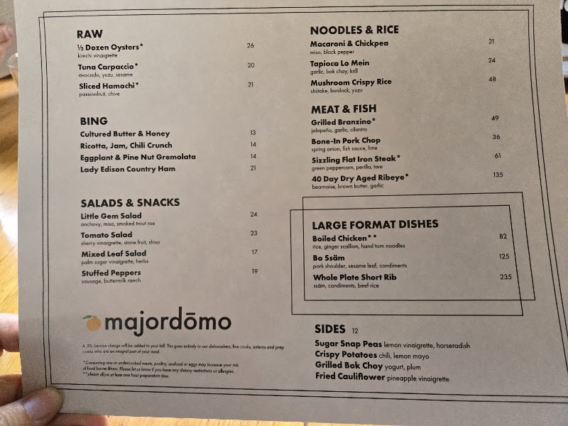 Food and interior photo 3 at Majordomo in Los Angeles
