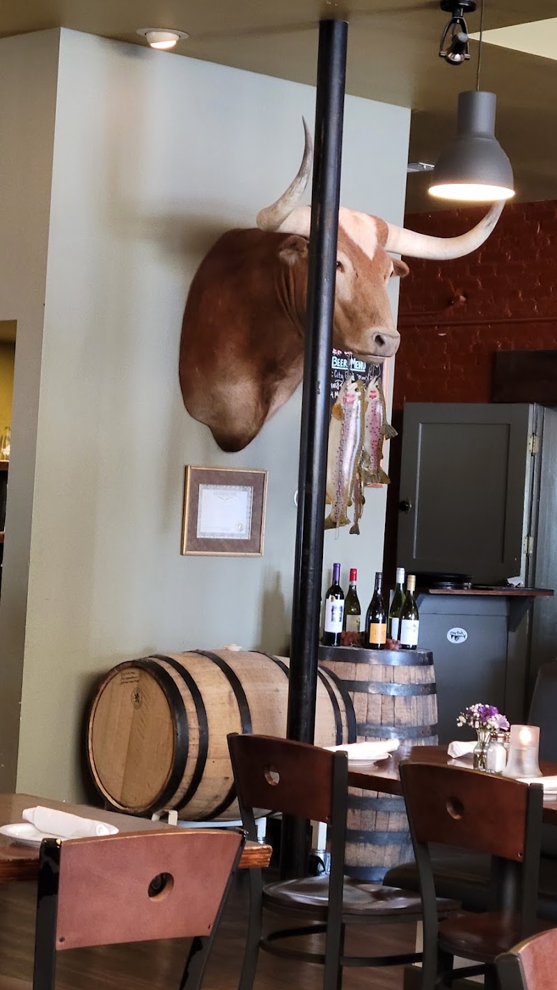 Food and interior photo 2 at Cowfish in Lander
