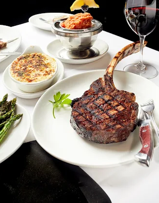 Food and interior photo 5 at St. Elmo Steak House in Indianapolis