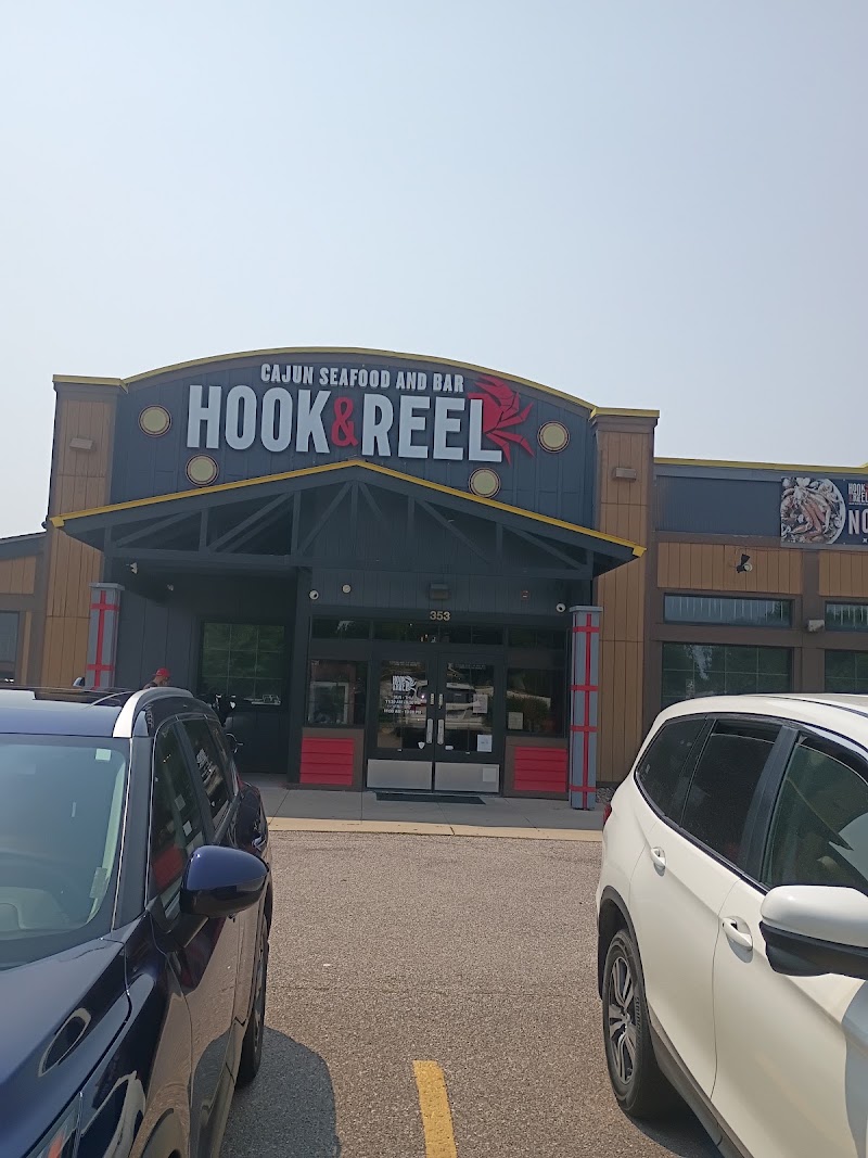Food and interior photo 4 at Hook & Reel Cajun Seafood & Bar in Wichita