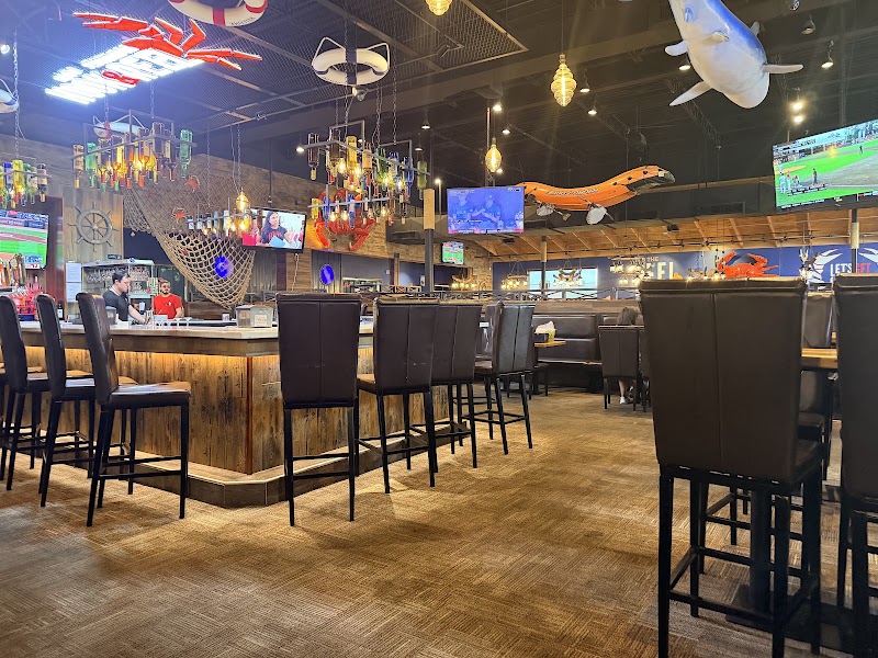 Food and interior photo 5 at Hook & Reel Cajun Seafood & Bar in Wichita