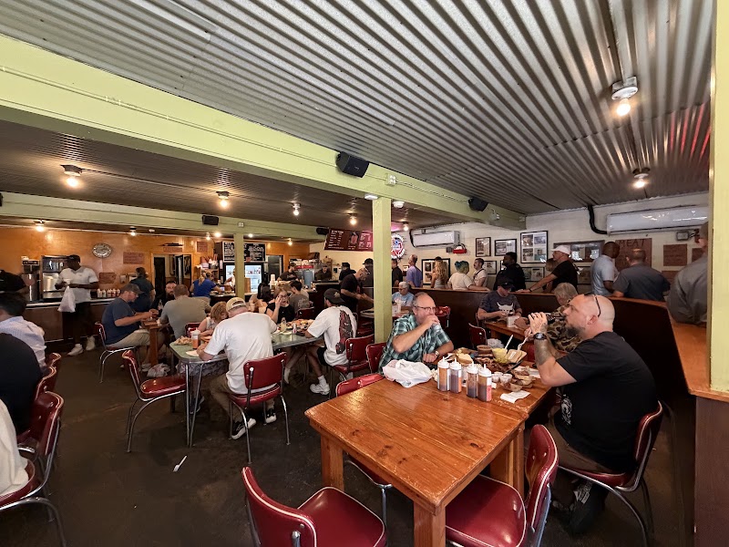Food and interior photo 1 at Franklin Barbecue in Austin