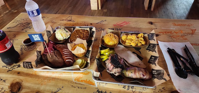Food and interior photo 3 at Crane’s Craft BBQ at the Wagon Wheel Dance Hall in Tye