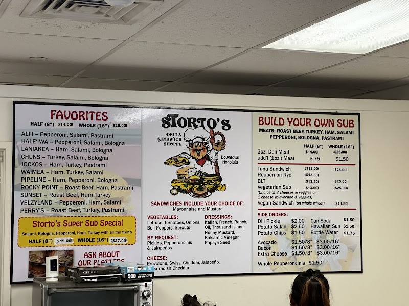 Food and interior photo 4 at Storto's Deli & Sandwich Shoppe in Honolulu