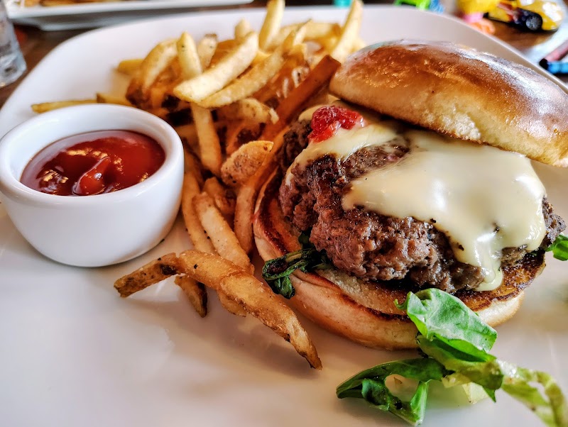 Food and interior photo 2 at Porter Creek Hardwood Grill in Fargo