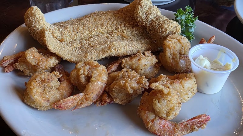 Food and interior photo 1 at Miller's Seawall Grill in Galveston