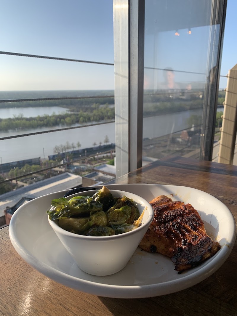 Food and interior photo 1 at 10 South Rooftop Bar & Grill in Vicksburg