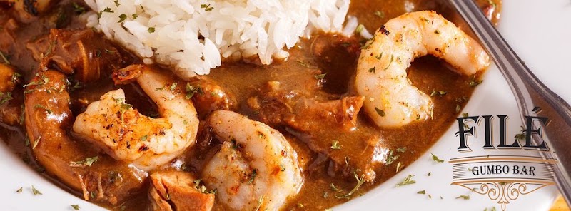 Food and interior photo 1 at Filé Gumbo Bar in New York