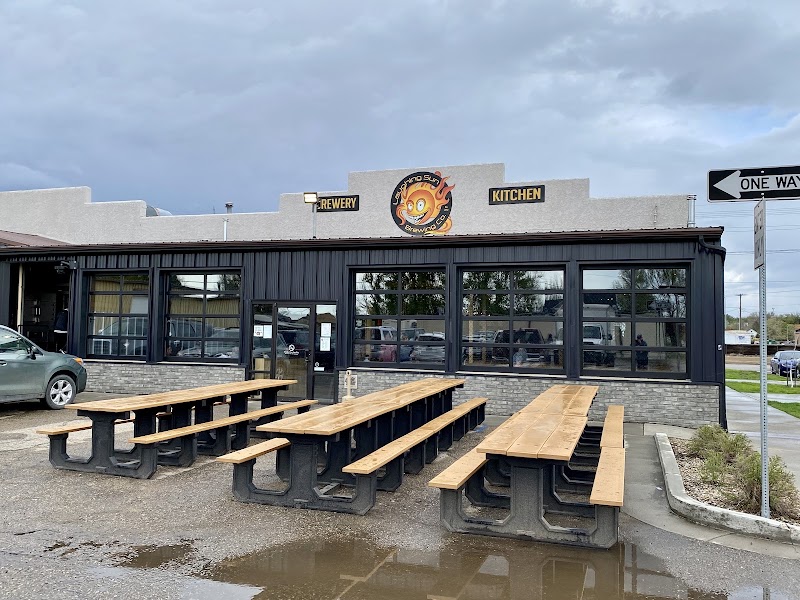 Food and interior photo 1 at Laughing Sun Brewing Co. in Bismarck