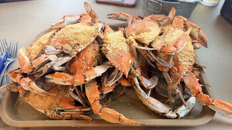 Food and interior photo 2 at Harris Crab House in Grasonville