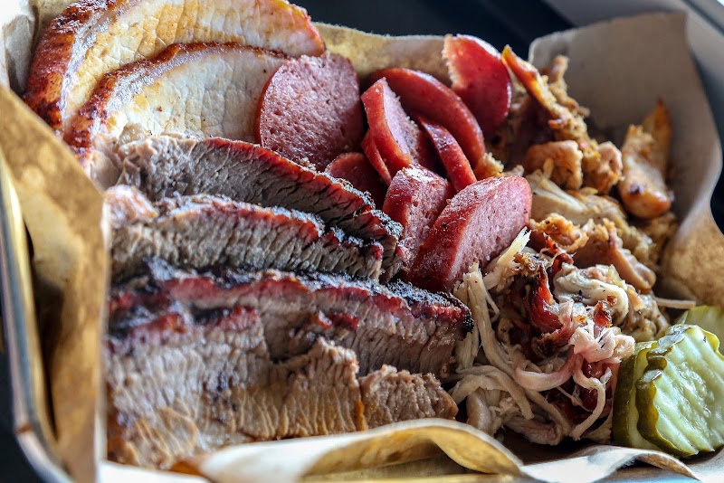 Food and interior photo 1 at Whatcha Smokin BBQ & Brew in Luther