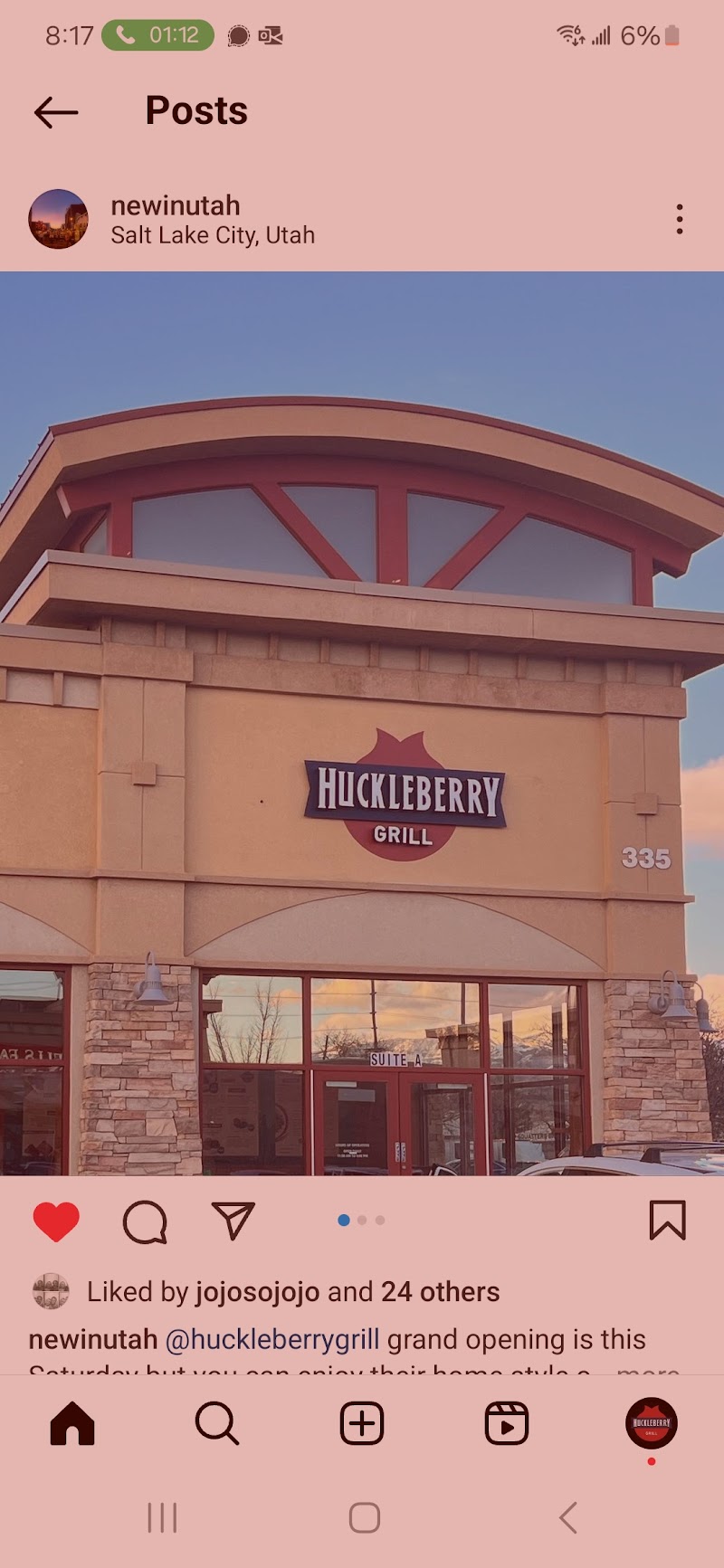 Huckleberry Grill in Salt Lake City