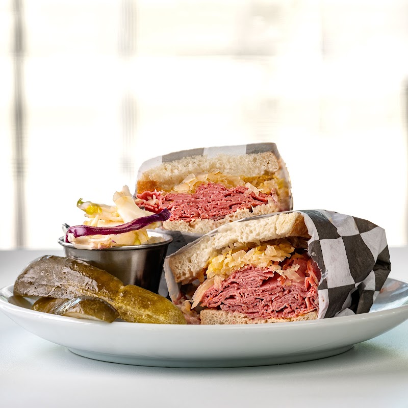 Food and interior photo 1 at Manhattan Avenue Deli in Santa Fe