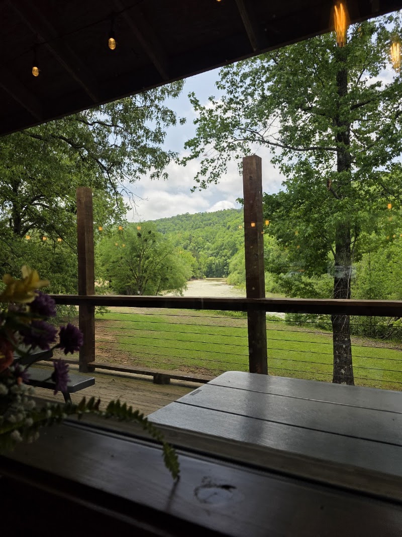 Food and interior photo 2 at Byrd's Mulberry Riverfront Restaurant in Ozark