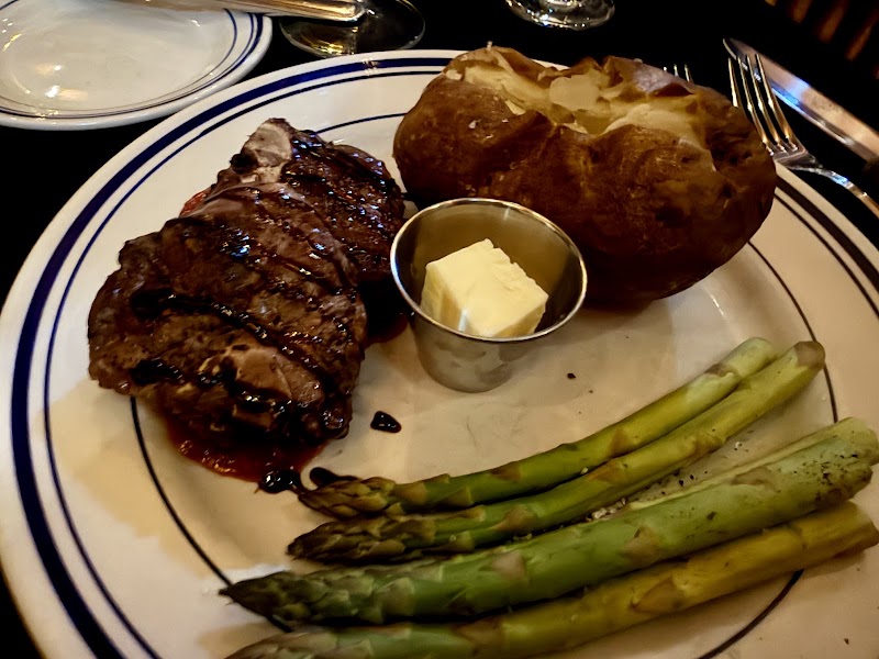 Food and interior photo 1 at The Blue Heron Steakhouse in Lexington