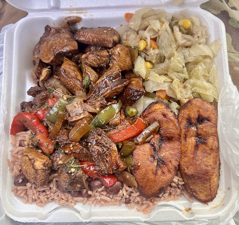 Food and interior photo 3 at Ziggy's Caribbean Cuisine in Minot