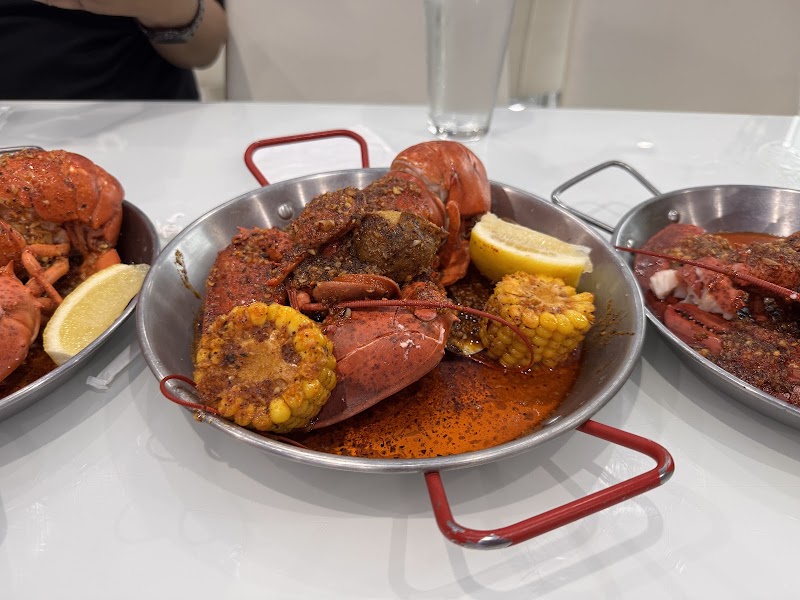 Food and interior photo 2 at Ocean Seafood Boil in Las Vegas
