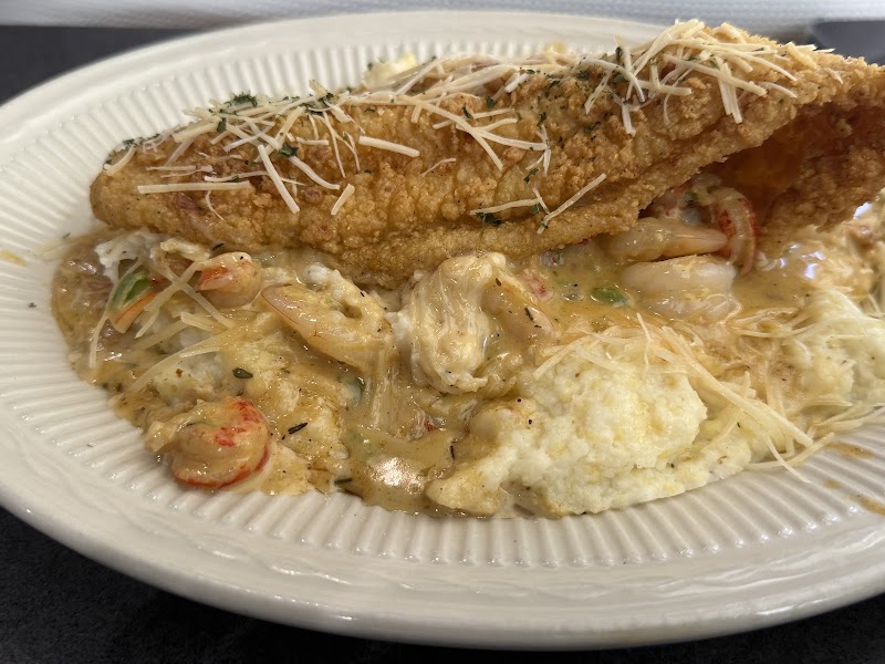 Food and interior photo 5 at Lux Cafe | Best Southern Cuisine in New Orleans