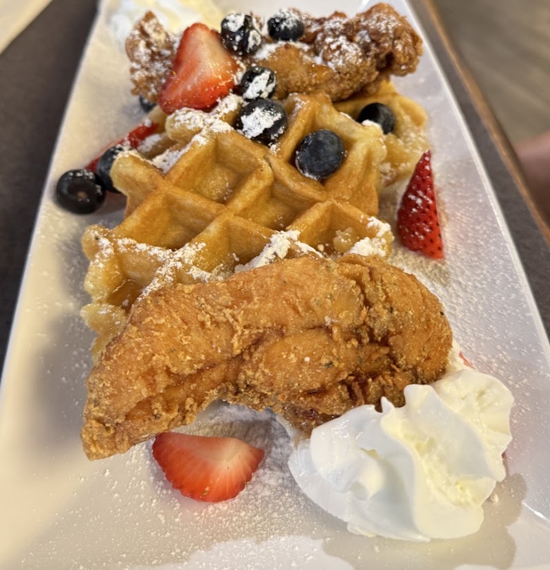Food and interior photo 4 at Lux Cafe | Best Southern Cuisine in New Orleans