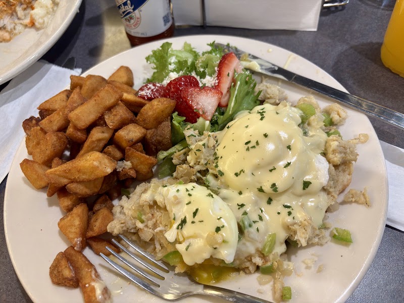 Food and interior photo 2 at Lux Cafe | Best Southern Cuisine in New Orleans