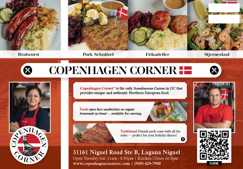 Food and interior photo 2 at Copenhagen Corner in Laguna Niguel