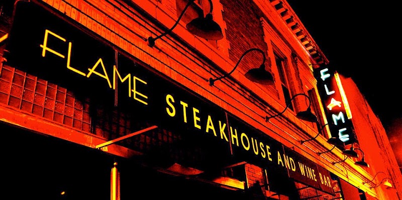 Food and interior photo 2 at Flame Steakhouse & Wine Bar in Springfield