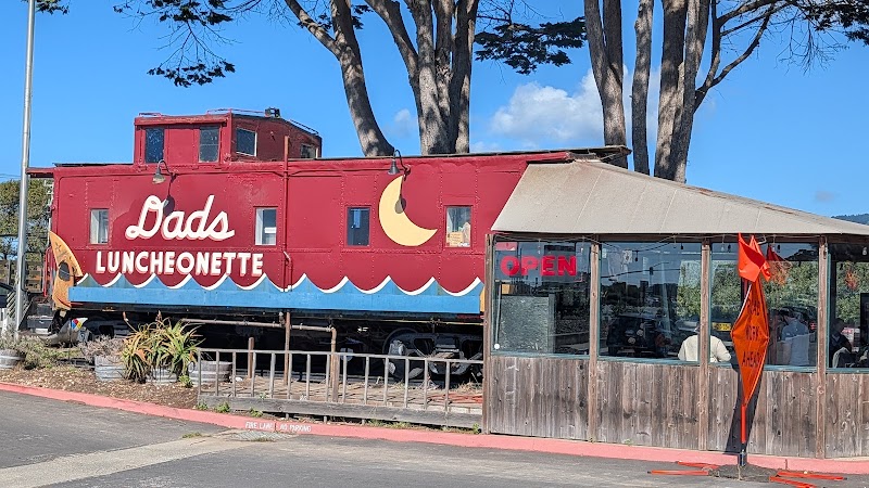 Food and interior photo 3 at Dad's Luncheonette in Half Moon Bay