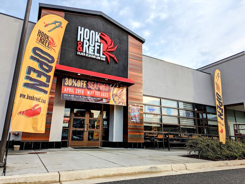 Hook & Reel Cajun Seafood & Bar in Wheaton-Glenmont