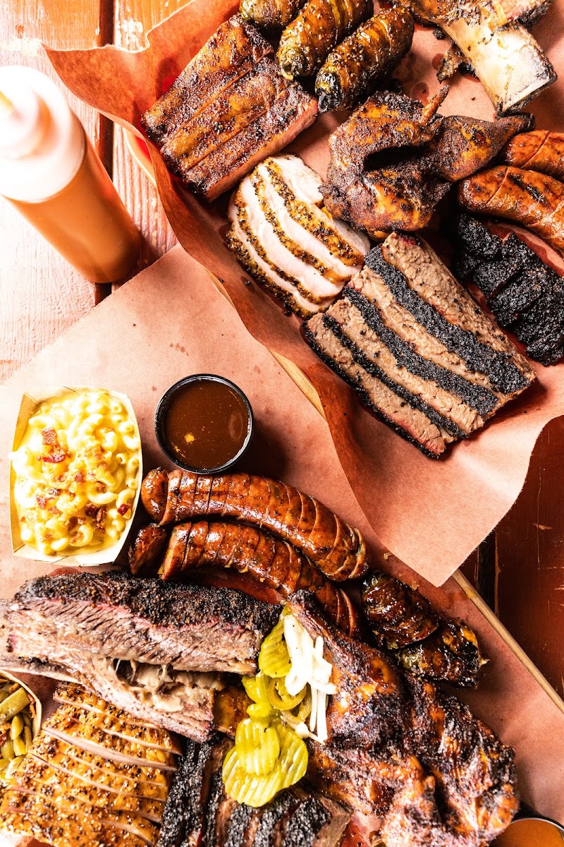 Food and interior photo 1 at Hutchins BBQ in Frisco