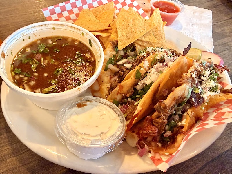 Food and interior photo 2 at Tacos El Primo Restaurant | Mexican in Anchorage