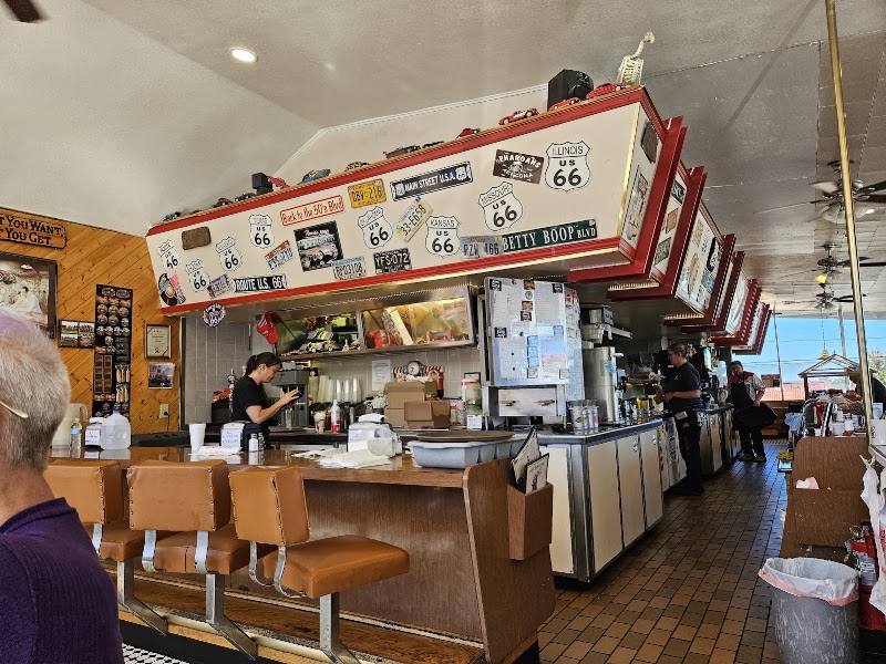 Food and interior photo 4 at Goldies Route 66 Diner in Williams
