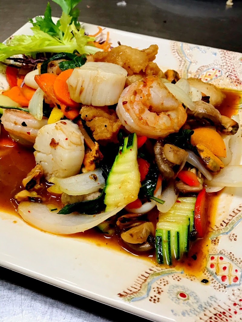 Food and interior photo 1 at THAI BLISS in Marion